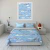 Whimsical clouds and rainbows Bedding sets Duvet covers Pillowcases(1* Duvet Cover 2* Pillowcases without duvet insert)