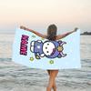 1pc HelloKitty19 Beach Towel with Custom Name, Beach/Swimming/Bath/Picnic/Camping Towel, Suitable for Seaside Beaches