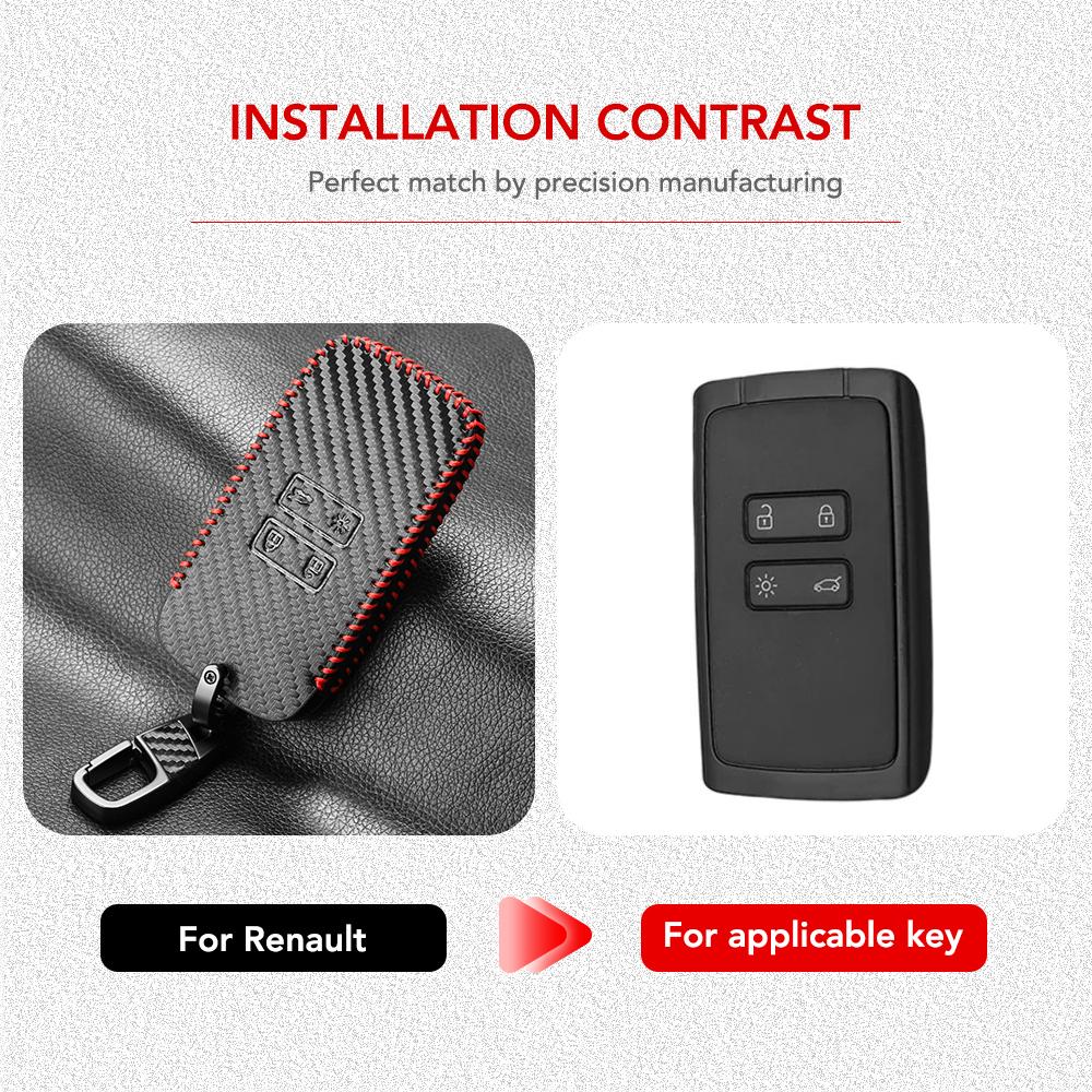 Крышки для карточек-ключей для Renault Clio 4 5 Austral Arkana Captur Megane Zoe Koleos Kadjar Dacia Duster Sandero Jogger Logan