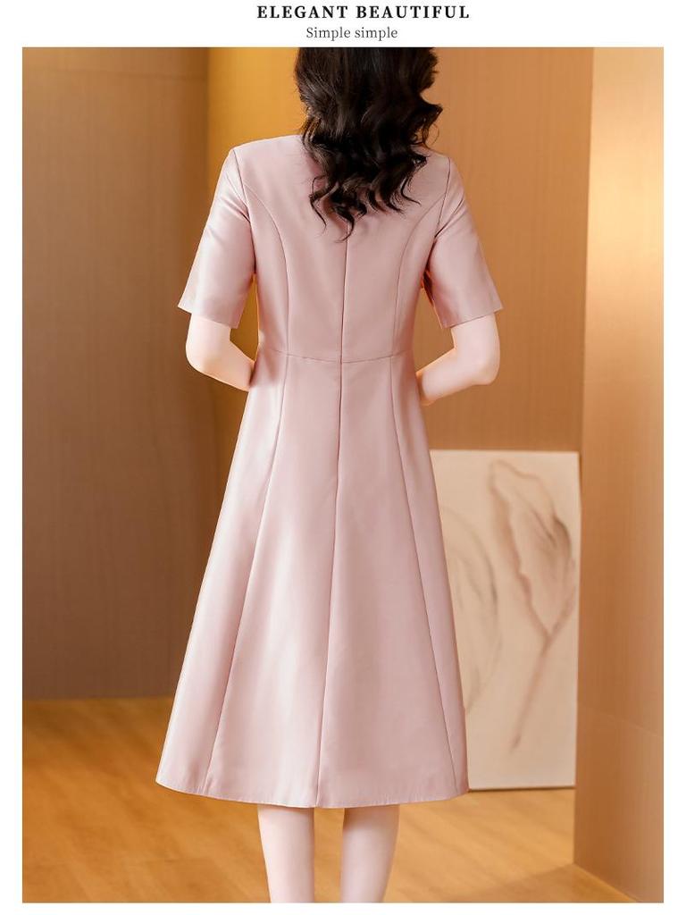 2023 Summer Elegant Mother-in-Law Wedding Evening Dress - Fashionable & Waist-Flattering Design