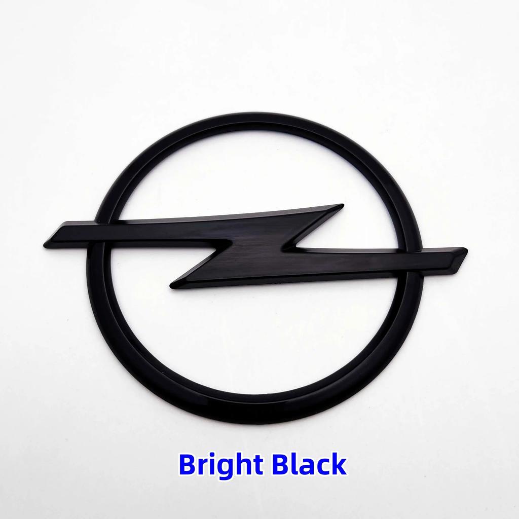 BBFD3 1pcs 3D 145mm ABS Car Front Grille Hood Bonnet Emblem Rear Trunk Bumper Badge Logo Sticker for Opel Astra Zafira Insignia Corsa