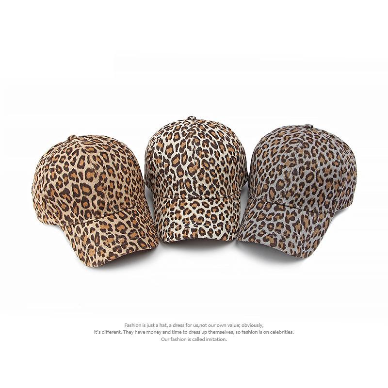 Шляпа с леопардовым принтом, женская бейсболка с солнцезащитным козырьком в стиле ретро