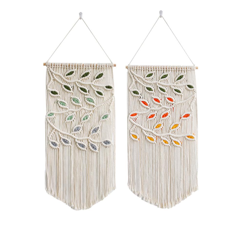 Плетеная макраме гобелен Декор комнаты Бохо Дом и Декор для Спальни Гостиной Настенное искусство Эстетика Декоративные элементы