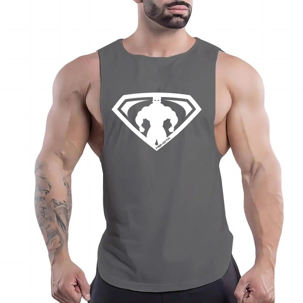 Повседневный спортивный жилет с круглым вырезом для взрослых и мужчин Four Seasons, удобная трендовая модная дышащая футболка без рукавов с 2d принтом