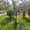 Colorful Outdoor Rainbow Windmill Garden Decoration