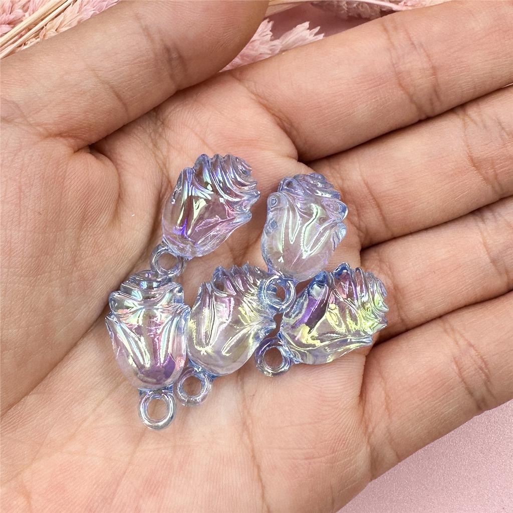 Товары для вечеринок Акриловые серьги 13*24 мм 5 шт. Брелок DIY Ювелирные изделия Аксессуары Мода Для Браслета Ожерелья Изготовление Свободные Бусины Шампанского Розового Цвета