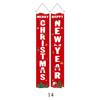 Festive Nutcracker Christmas Decoration Hanging Door Banner Soldier Character Porch Sign
