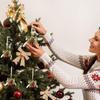 Рождественские колокольчики Праздничные украшения с бантом и сосновыми ветками Рождественские колокольчики для вечеринки Сбор гостей Крыльцо Зима