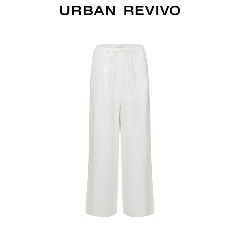 UR Women's Elastic Waist Drawstring Casual Long Pants