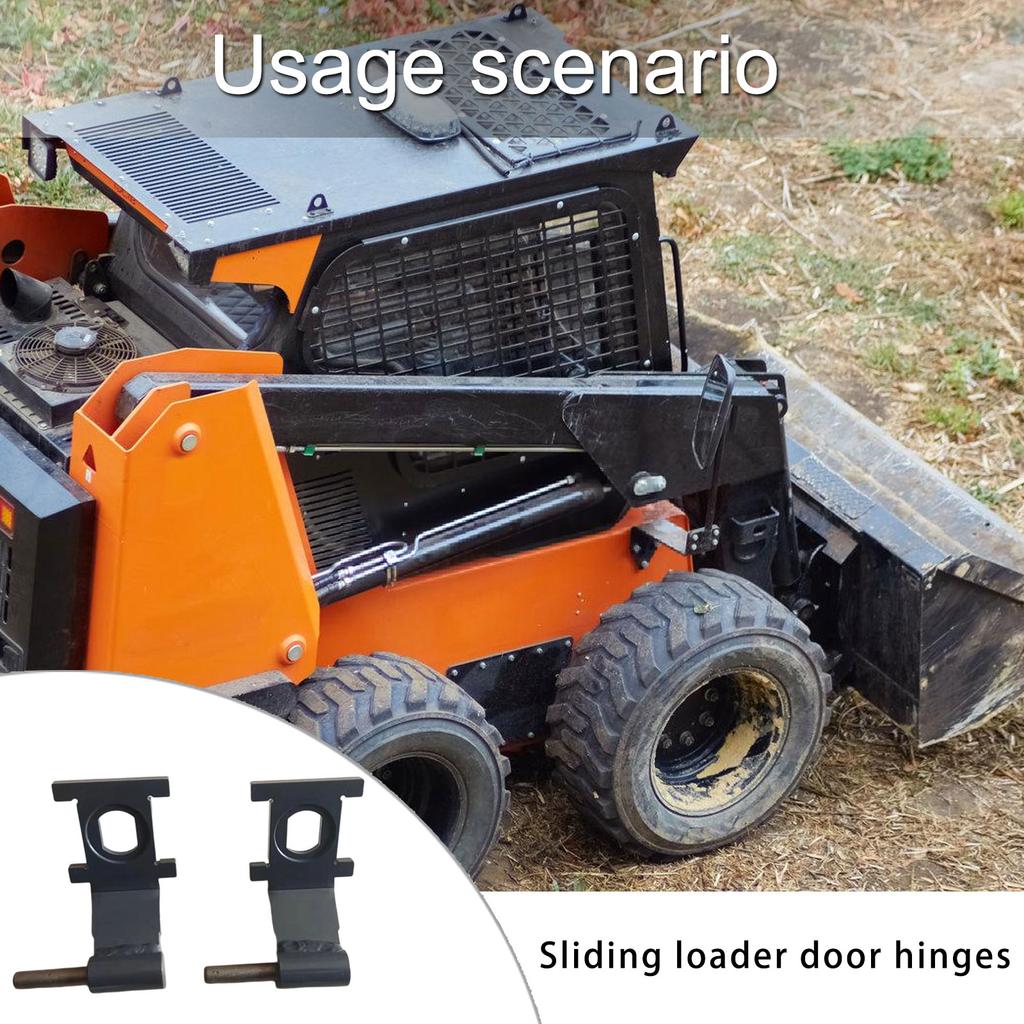 2 шт. Сверхмощная петля двери кабины 7193725 Запасная фурнитура для петли двери погрузчика с бортовым поворотом для S750 S770 S550 S650 S630