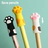 3 шт. Милый колпачок для карандаша в виде кошачьей лапки, симпатичные чехлы для ручек, заглушки для игл, силиконовый протектор, удлинитель для карандашей, школьные принадлежности