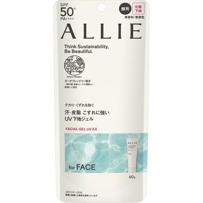 Гель для лица Ally Chrono Beauty UV EX 60 г, солнцезащитный крем После подготовки кожи с помощью основных косметических средств нанесите небольшое количество средства из колпачка