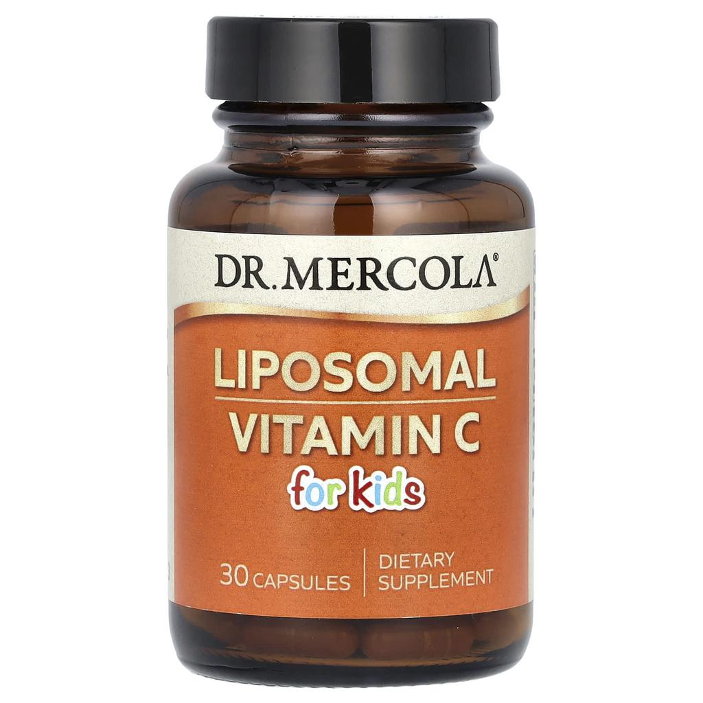Доктор. Mercola, Липосомальный витамин С для детей, 30 таблеток