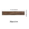 36Pcs Wood Grain PVC Self-Adhesive Floor Tiles, 91.5×15.2×0.2cm, 0.07mm Wear Layer, UV Coated, Peel & Stick Flooring