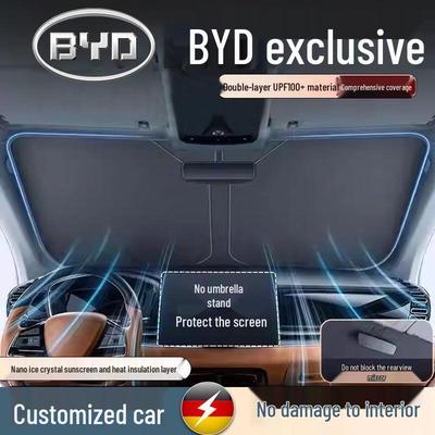 BYD Qin, Song Plus, Dolphin, Han, Yuan, Tang Автомобильный солнцезащитный козырек на лобовое стекло, теплоизоляционный козырек