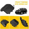 Black Front Bumper Tow Hook Cover For Cap 2014-2016 Nissan Rogue Car Accessories