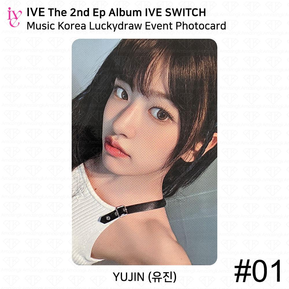 IVE Второй EP-альбом IVE SWITCH MusicKorea Lucky Draw Фотокарточка Polaroid KPOP