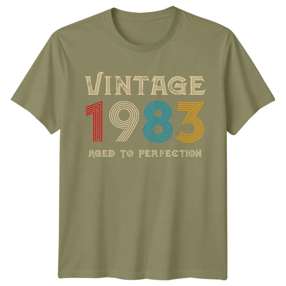 Vintage 1983 Aged To Perfection Unisexs T Shirt 43rd Birthday Gift
