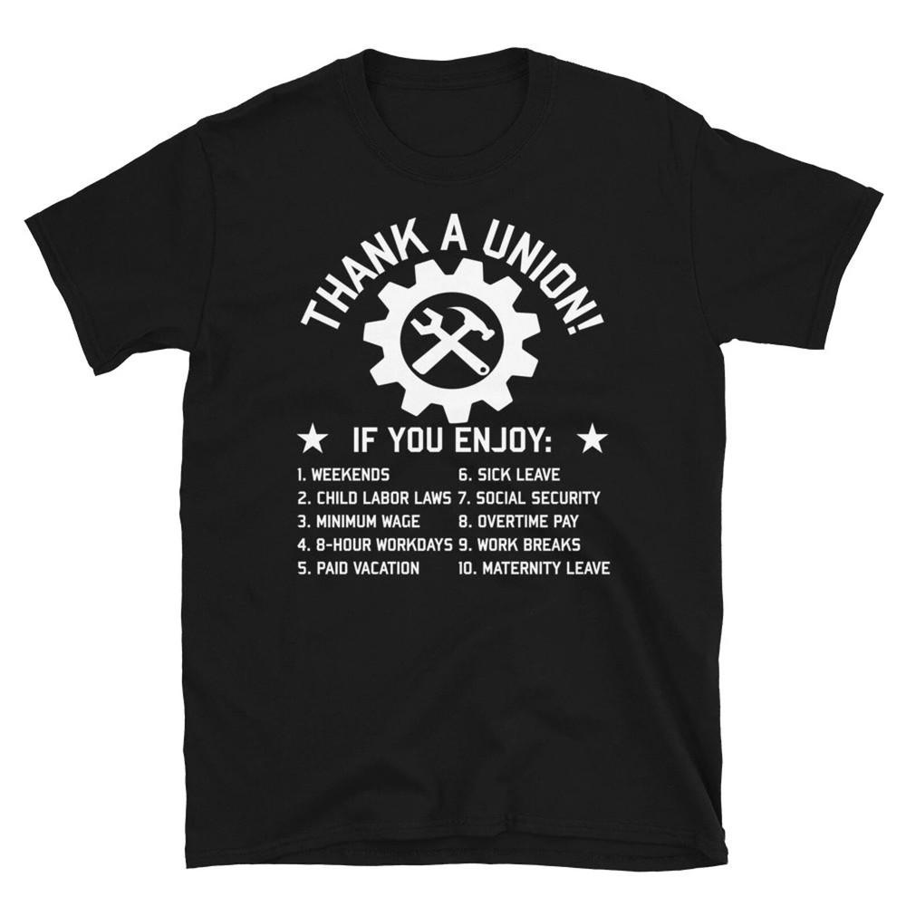 Рабочие мира Поблагодари профсоюз IWW Футболка