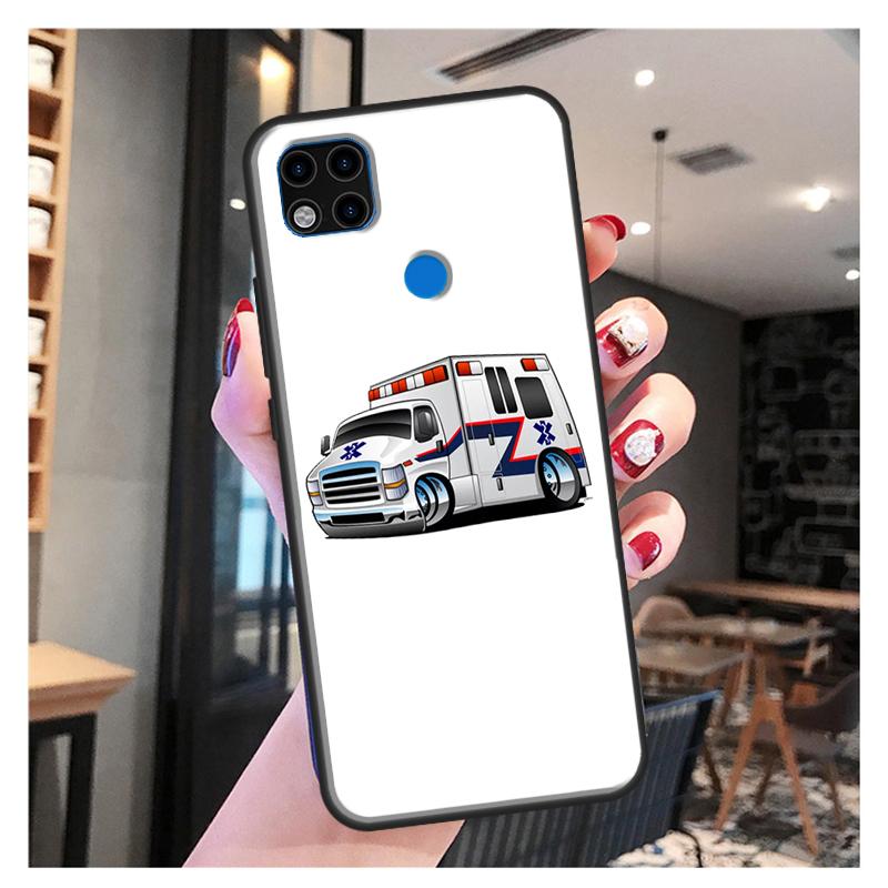 Ambulance EMS EMT Paramedic Funda For Xiaomi Redmi Note 10S 9S 8T 9 Note 10 Pro Note 11 Pro Redmi 9C 9A 9T Soft Case
