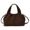 Retro Women's Pleated Handbag - 2025 Autumn/Winter Frosted Crossbody & Shoulder Bag