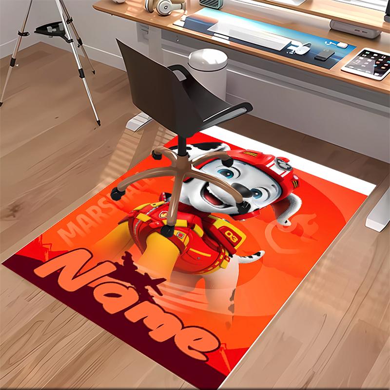 Custom personalization Paw Patrol Print Area Rug - Soft, Washable Non-Slip Indoor Mat,Living Room,Home&Office Decorative Rug
