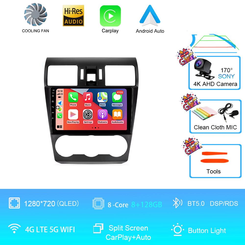 Автомагнитола Android 14 Стерео Для Subaru Forester XV WRX 2012- 2015 Для Impreza Мультимедийный Видеоплеер Навигация GPS Головное Устройство