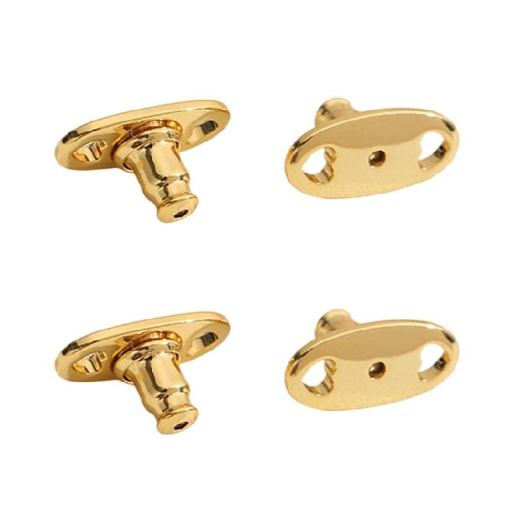 Sophisticated Earring Stabilizer Backs 4pcs Prevent Drooping Heavy Studs Adjustable Support For Sensitive Ears
