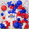 140PCS Independence Day Balloon Garland Arch Kit, Fourth of July, Birthday Party, Anniversary, Indoor and Outdoor Decorations