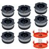 Black and Decker A6481 Trimmer Line Spool - Ø 1.65mm - L9.1m - Pack of 8 Spools