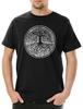 Yggdrasil Tree Logo II Men's T-Shirt Tree Tyr Celtic Irminsul Of Thor Life