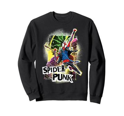 Человек-паук Марвел: Свитшот «Человек-паук: Через вселенные» Spider-Punk