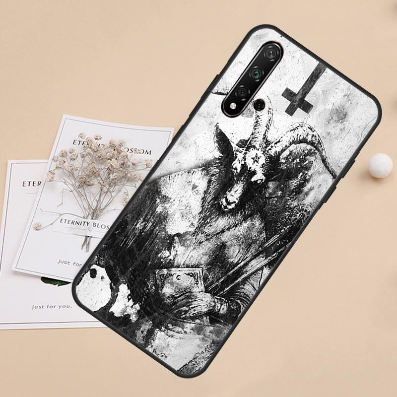 Devil Satan For Huawei Nova 10 9 SE 3i 7i 8i 11i 12i Y60 Y61 Y70 Y72 Y73 Y90 Y91 P20 P40 P30 Lite Case