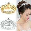 Fashion Queen Crystal Headwear Crown Tiara Wedding Bridal Bling Headband Rhinestone Princess Headpiece Party Hair Accessories