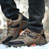 Мужская походная обувь, зимние уличные снежные хлопковые ботинки, водонепроницаемая кожаная спортивная треккинговая обувь, теплые плюшевые кроссовки для альпинизма, размер 39-47