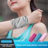 Polyester Fiber Sports Wrist Sweat Towel Quick Dry Cooling Towel  Fitness Camping Running