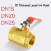 High-Quality DN15 Copper Ball Valve with Jade Ring for Heating and Water Supply