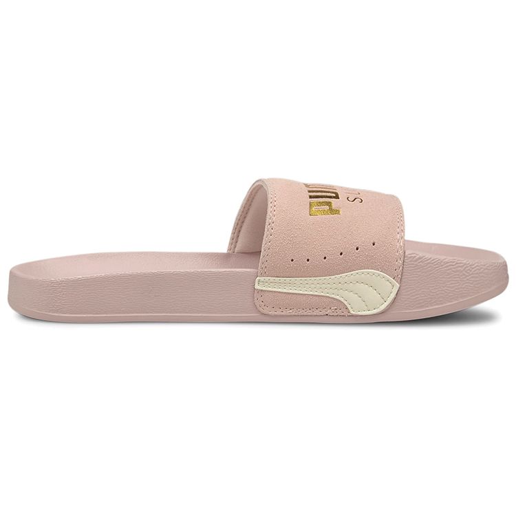 Puma Leadcat FTR Suede Slide Classic Pink Gold Women Sneakers Cloud-Pink Team-Gold 372277-09
