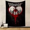 Bullet For My Valentine Tapestry Wall Hanging, Metal Band Logo, Wall Decor for Bedroom Living Room Dorm
