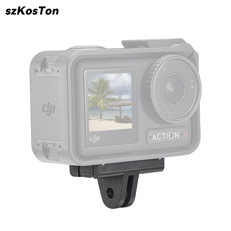 For DJI OSMO Action 4 3 2 Camera Magnetic Stand Base Protective Frames Replacement Tripod Adapter Conversion Adapter