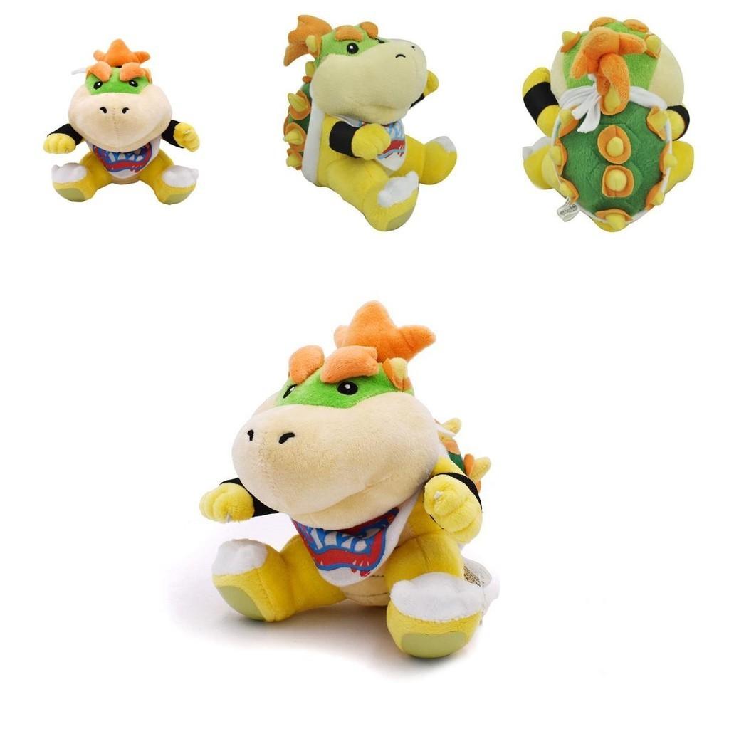 Adorable Baby Bowser Jr 7" Plush Super Mario Bros Little Buddy Stuffed Doll Koopa