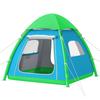 Inflatable Tent 3 Person Quick Setup Outdoor Camping Tent with Air Pump, Mesh Window, Removable Roof