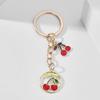 Брелок для ключей Creative Alloy Dropping Fruit Cartoon - корейский брелок для ключей от машины и сумки