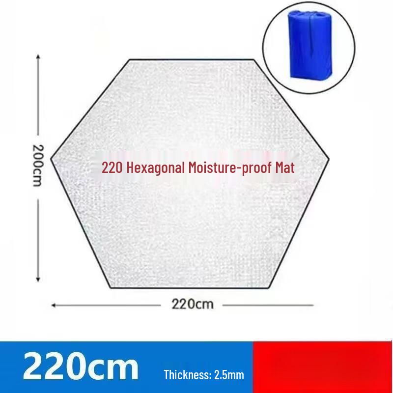 Hexagonal Thickened Aluminum Film Moisture-Proof Mat