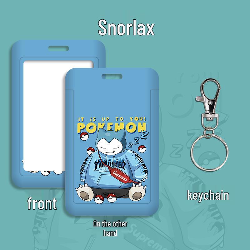 Cartoon Lanyard ID Holder for Students: School, Bus, Meal, or Work Badge