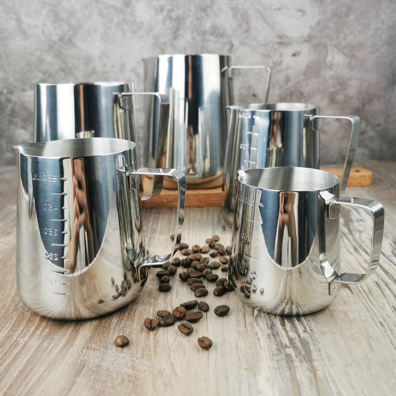 Мерная чашка для вспенивания молока с точным носиком из нержавеющей стали