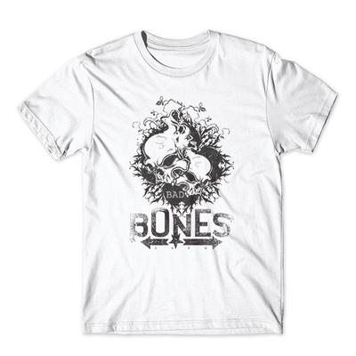 Футболка Bad Bones Crew. Футболка с черепом 100% хлопок Премиум футболка Новая
