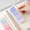 200 Sheets Morandi Colorful Sticky Notes Index Tabs Writable Page Markers Bookmark Flags With Ruler For Notebook
