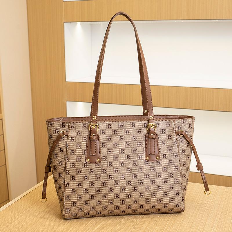 New Handheld Printed Women's Bag Fashion Large Capacity Shoulder Bag Women's Sensory Thoth Bag