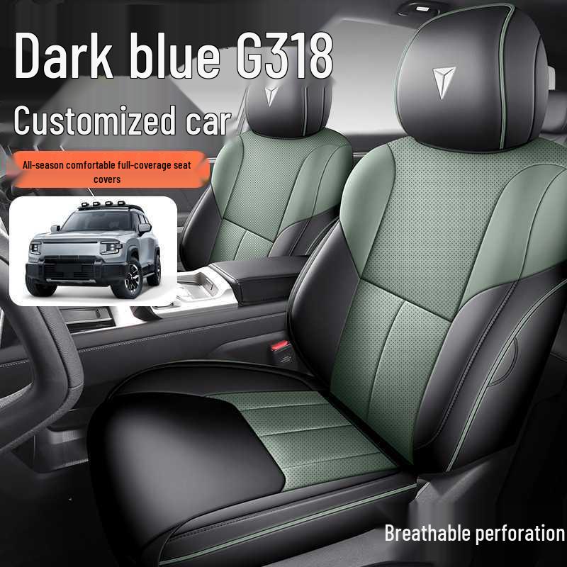 Changan Deep Blue G318 Perforated Leather All-Season Car Seat Cushion Cover